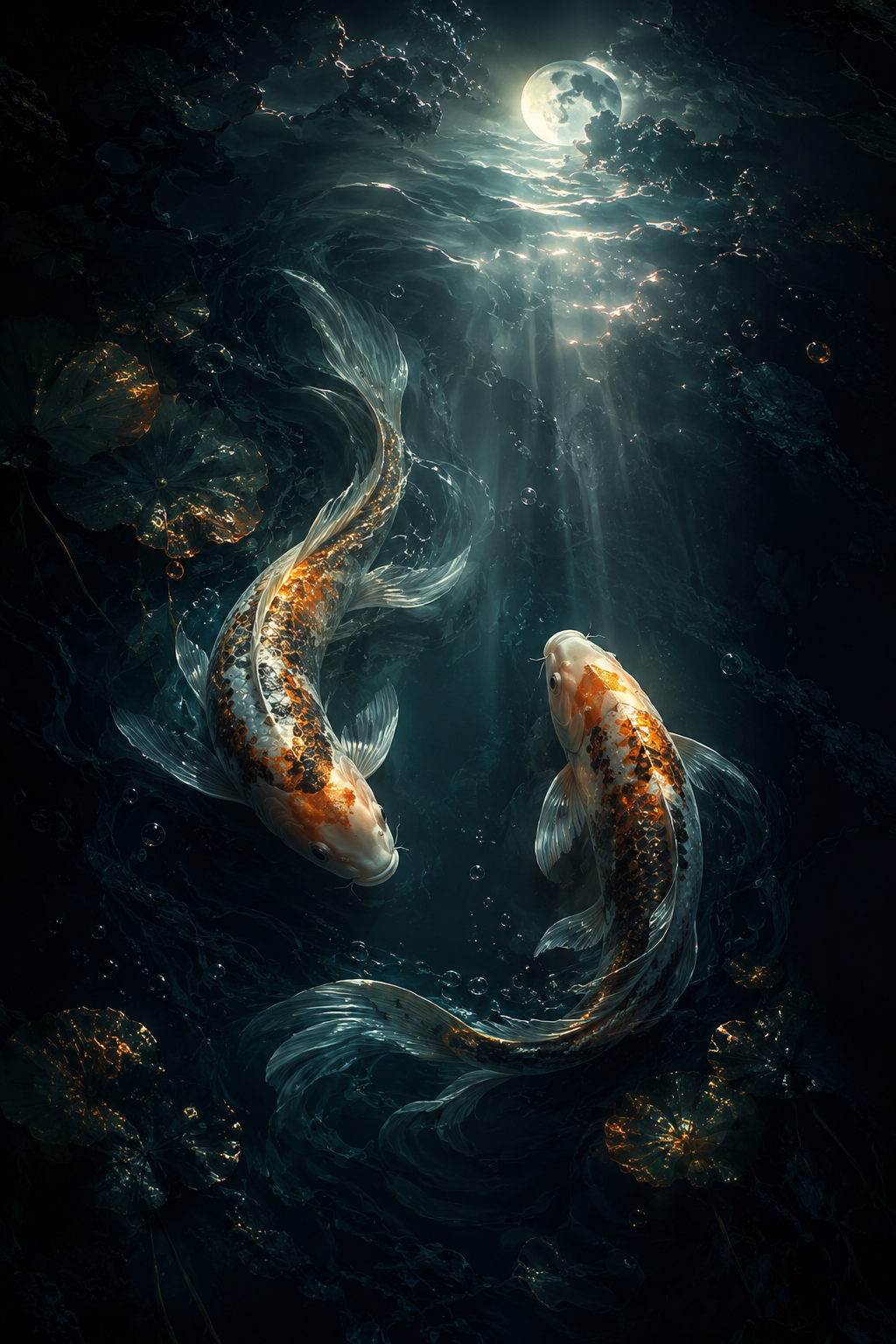 Рыбы — вода